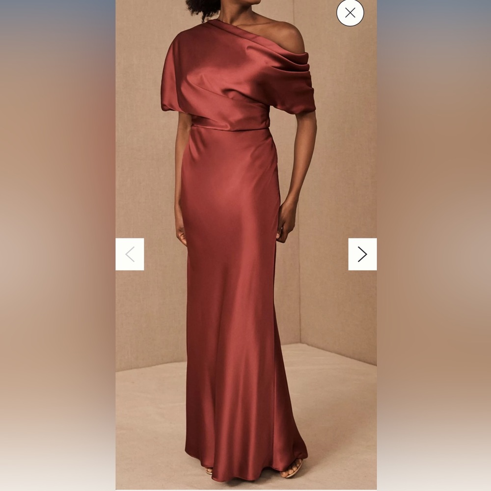 Anthropologie Pryce Off the Shoulder Column Dress